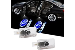 JEBEST for Subaru Car Door Light Logo Projector Integration Ultra-Brights Step LED Puddle Door Lights Non-Fading Upgraded 3D Ghost Shadow Welcome Light