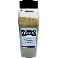 Sanniti Culinary Ground White Pepper, 18 oz