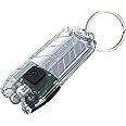 Nitecore Tube V2.0 Keychain Flashlight, 55 Lumen USB Rechargeable Ultra Lightweight Compact (Transparent)