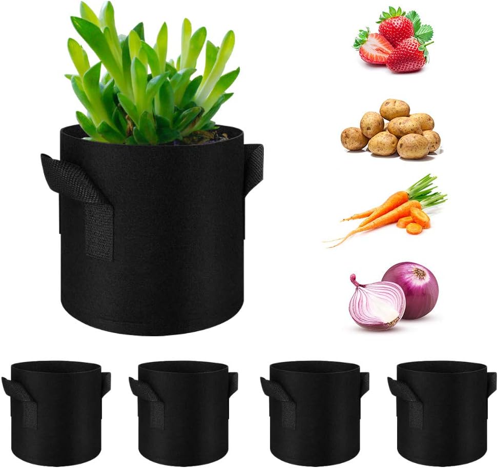 5 Pack Vegetable Grow Bags