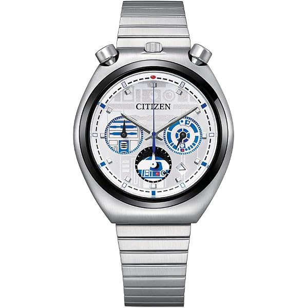 Cizen Cronografo Eco-drive (43 Mm) Quadrante Nero / Bracciale In Acciaio CA4540-54E - First Class Watches™ A