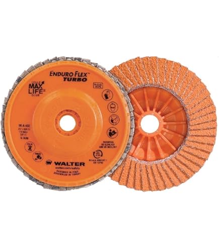 Amazon.com: Walter 06A462 4-1/2x7/8 Enduro-Flex Turbo Discs Fast