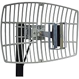 Altelix 2.4GHz 15dB WiFi Grid Antenna High Gain Directional Parabolic 15 dBi N Female Connector ( 2.4 GHz Wireless LAN and Video)