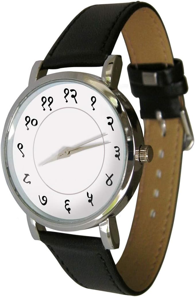Hindi Numbers Watch. Men's Quartz Watch with Dial Analogue Display and