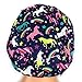 Womens Surgical Scrub Hat OR Nurse Cap Euro Style Adjustable Unicorns and Rainbows