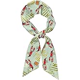 FYQZVI Purse Scarf Handbags For Women Scarfs Bags Band Hair Neck Scarves Silky Long Thin Satin Headscarf Fashion