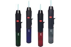 ZIGARRELICHT Lot of 4 - Jet Torch Jumbo Gun Pen Torch Lighter Butane