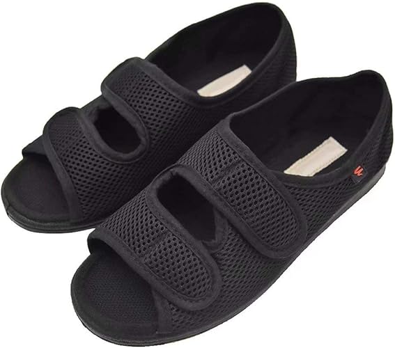 extra wide womens slippers for swollen feet
