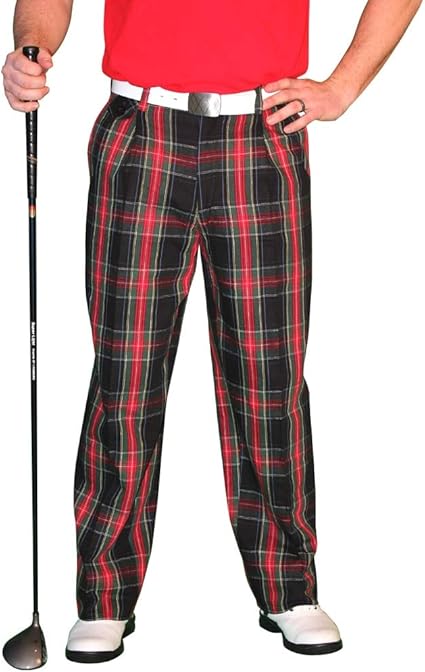 Amazon.com : Black Stewart Golf Trousers - Mens 'Par 5' Cotton : Clothing