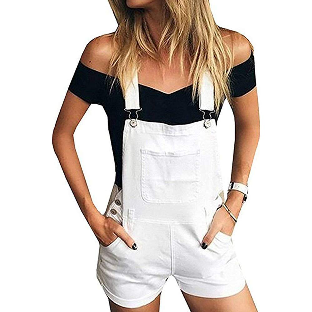 Buy Liyuandian Womens Summer Denim Short Overalls Bib Overall Shortalls