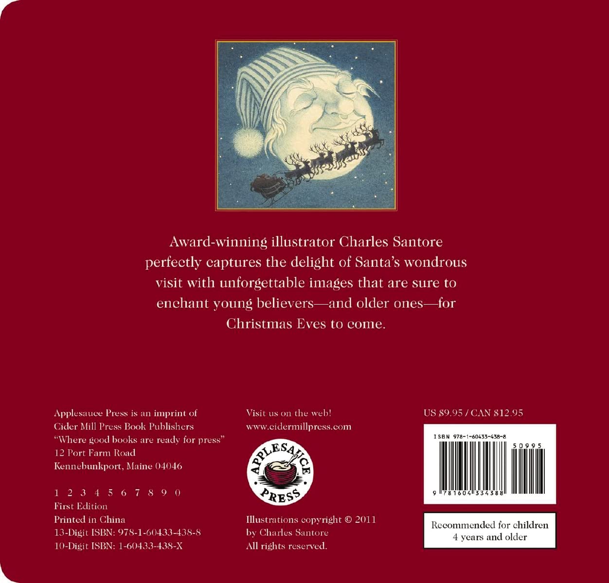 The Night Before Christmas Board Book: The Classic Edition