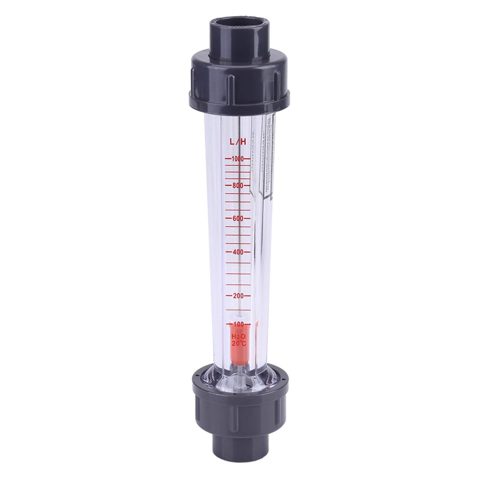 Candeon Flowmeter Water ·Plastic Tube Type 100-1000L/H Water Meter Flowmeter LZS-15