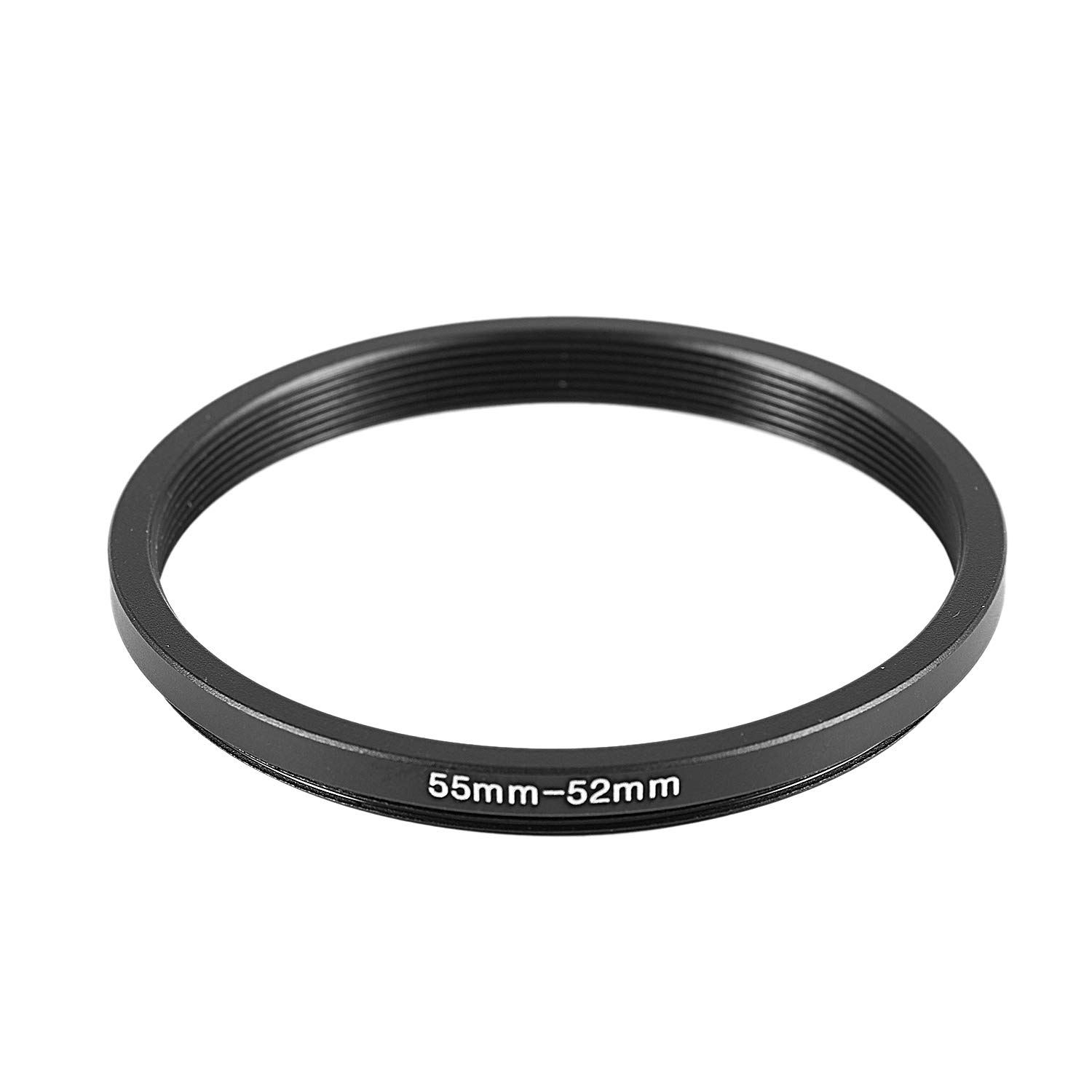 Gaoominy 55mm-52mm 55mm to 52mm Black Step Down Ring Adapter for Camera