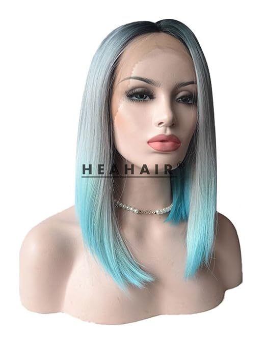  bob blue wig