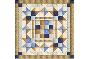 MATERIAL MAVEN Quilt Kit Town Square Elegance/Lap Quilt/Pre Cut & Ready to Sew!!