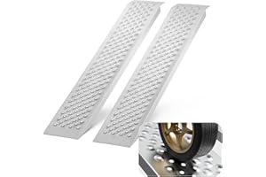 VEVOR 47.2" x 8.5" Aluminum Ramps, 880 LBS Capacity Loading Ramps for Motorcycle/Dirt Bike/Trailer/ATV/UTV/Garden Tractor/Law