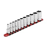 CASOMAN 11PCS 3/8" Drive 6 Pt. Mid-Length Socket