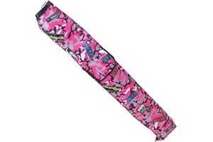 Beavorty Portable 1. Pink Fishing Rod Case Folding Tackle Storage Bag Multi-Functional Fishing Pole Organizer