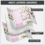 Emma Barclay Cotswold Quilted Patchwork Bedspread Set Pink King view 4