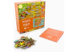 Ginger Fox 0112.3316.71.SPN.OSZ Puzzle Cru Wine Jigsaw, Multi-Coloured, One Size