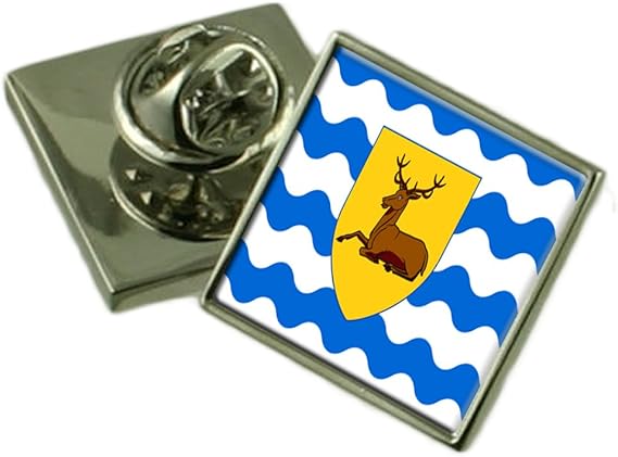 Amazon Co Jp ハートフォードシャー州イングランドの旗ラペルピンを刻印されたボックス 服 ファッション小物