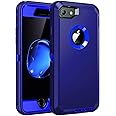 RegSun for iPhone 6s Case,iPhone 6 Case,Built-in Screen Protector, Shockproof 3-Layer Full Body Protection Rugged Heavy Duty High Impact Hard Cover Case for iPhone 6/6s 4.7 inch,Dark Blue
