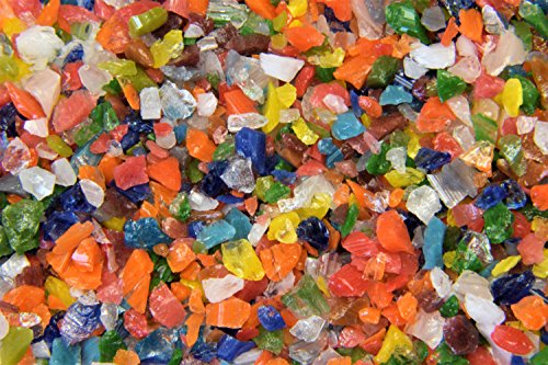 Devardi Glass COE 33 Boro Frit - Rainbow - 4 ounces, Size #3