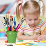 Jiosdo Kids Paint Brushes 19pc Set with Palettes Art Brushes for Children view 7