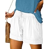 FEKOAFE Womens Shorts 2026 Comfy Summer Drawstring High Waist Cotton Shorts for Women Trendy(S-2XL)