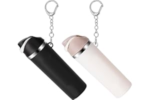 ERTUNA Mini Trendy Bottle Keychain Accessories Compatible with Owala Water Cute Tumbler Cup Chapstick Lip Balm Holder Charms