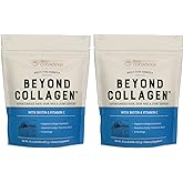 Live Conscious Beyond Collagen Multi Collagen Powder w/Types I, II, III, V & X - Keto Friendly, Hydrolyzed Collagen Peptides Powder Blend w/Biotin & Vitamin C (2-Pack)