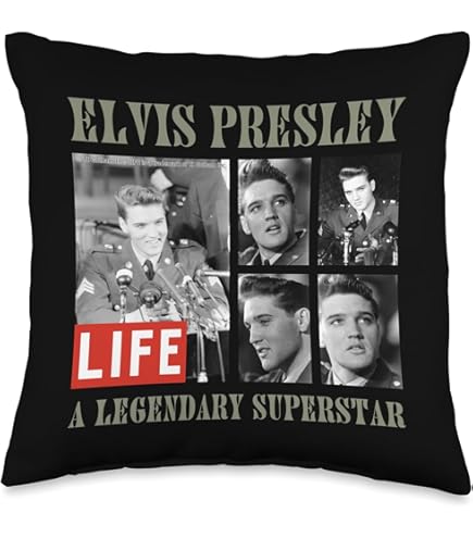 Amazon.com: Elvis Presley_005 Throw Pillow : Home & Kitchen