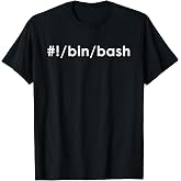 Programmer bin bash Linux Command Line Terminal Admin T-Shirt