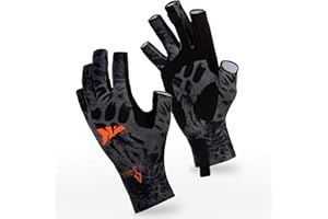 KastKing Sol Armis Sun Gloves UPF50+ Fishing Gloves UV Protection, Sun Protection for Outdoor, Kayaking, Rowing