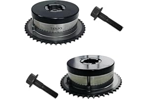TINJO 2pcs Engine Intake & Exhaust Variable Timing Sprocket Camshaft Gear for Buick Lacrosse Regal Verano, Chevy Captiva Cobalt Equinox HHR Impala Malibu, GMC Terrain, Pontiac G5 | 917-270 917-254
