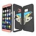 Galaxy S7 Edge Wallet Case with Mirror,Bidear(TM) Samsung Galaxy S7 Edge Case Card Key Slot Holder Kickstand Back Cover,Creative Design for Galaxy S7 Edge 5.5 inch-Black