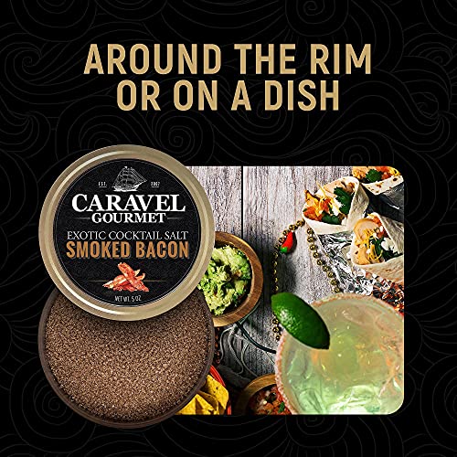 Smoked Bacon Exotic Cocktail Salt, GlutenFree Bacon Salt with Zero