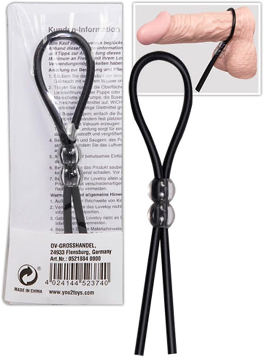 You2Toys Silicone Cock Ring Black 12