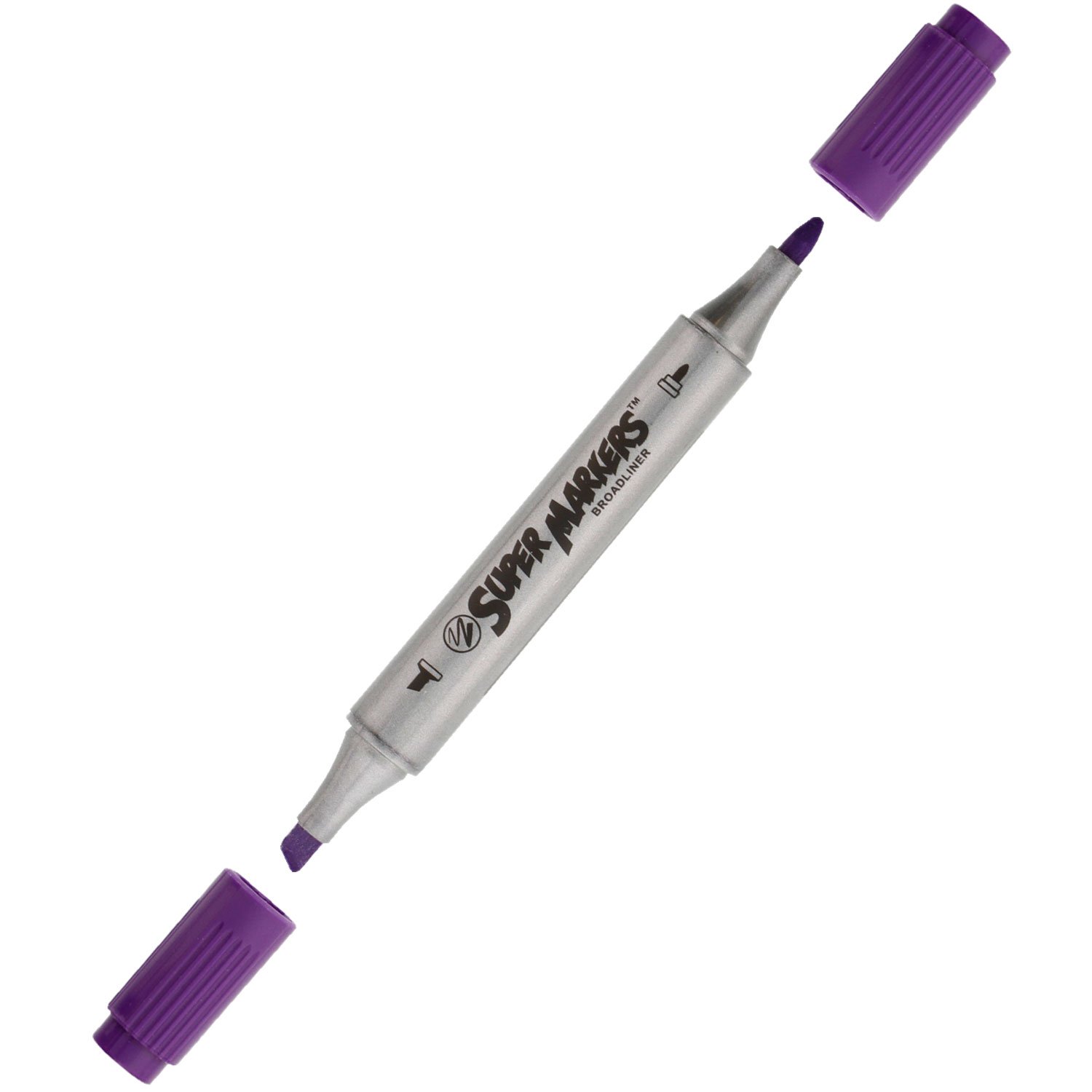 Super Markers Twin-Tip Broad-Liner Marker Set-100 Unique Colors-No Duplicates-Bold Bullet Point & Bold Chisel Tip Markers with 100 Vibrant and Bold Colors - 100% Satisfaction Guarantee