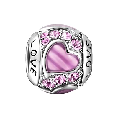SOUFEEL Pink Love Charm Heart Shaped Swarovski 925 Nigeria Ubuy