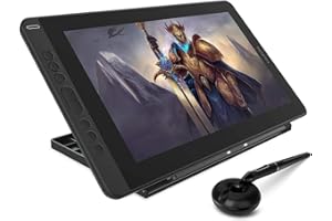 HUION KAMVAS 13 Drawing Tablet with Screen, Full-Laminated Digital Art Tablet with PenTech 3.0 Stylus Tilt Adjustable Stand for Mac, PC, Linux & Android, 13.3" Graphic Drawing Monitor, Green