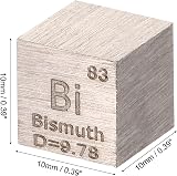 PATIKIL Bismuth Cube 10mm High Density Element Cube for Lab and Class view 2
