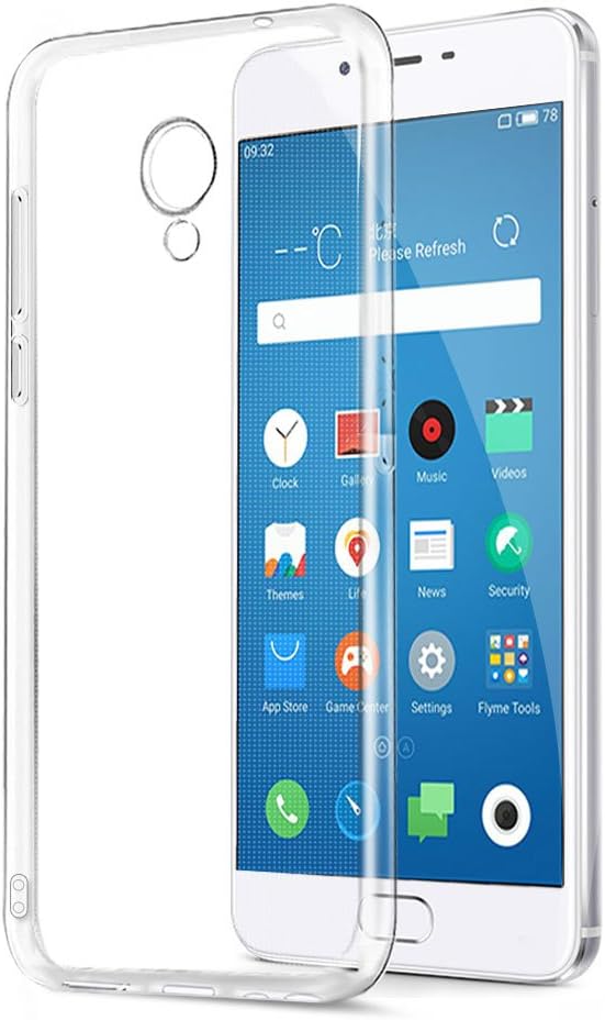 ORLEGOL Meizu Note 5 Case, [Ultra-Thin] Meilan Note 5 Drop Protection Crystal Clear Bumper Case Meizu M5 note Protective Cover Soft Gel TPU Bumper Case for Meizu Meilan Note 5 Case cover- Transparent