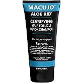 Macujo Aloe Rid Detox Shampoo Method Effective Chelating Agent for Pollutants, Residual Medications, Nicotine, Alcohol, Chlorine, 2nd Hand-Smoke, Heavy Metals