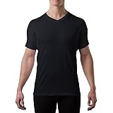 Sweatproof Undershirt for Men with Underarm Sweat Pads (Original Fit, V-Neck)