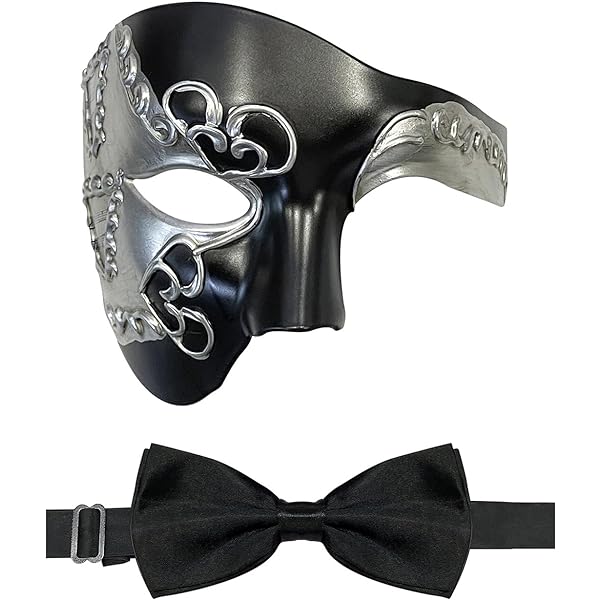 Amazon.com: HyperFun Masquerade Mask for Men Phantom of The