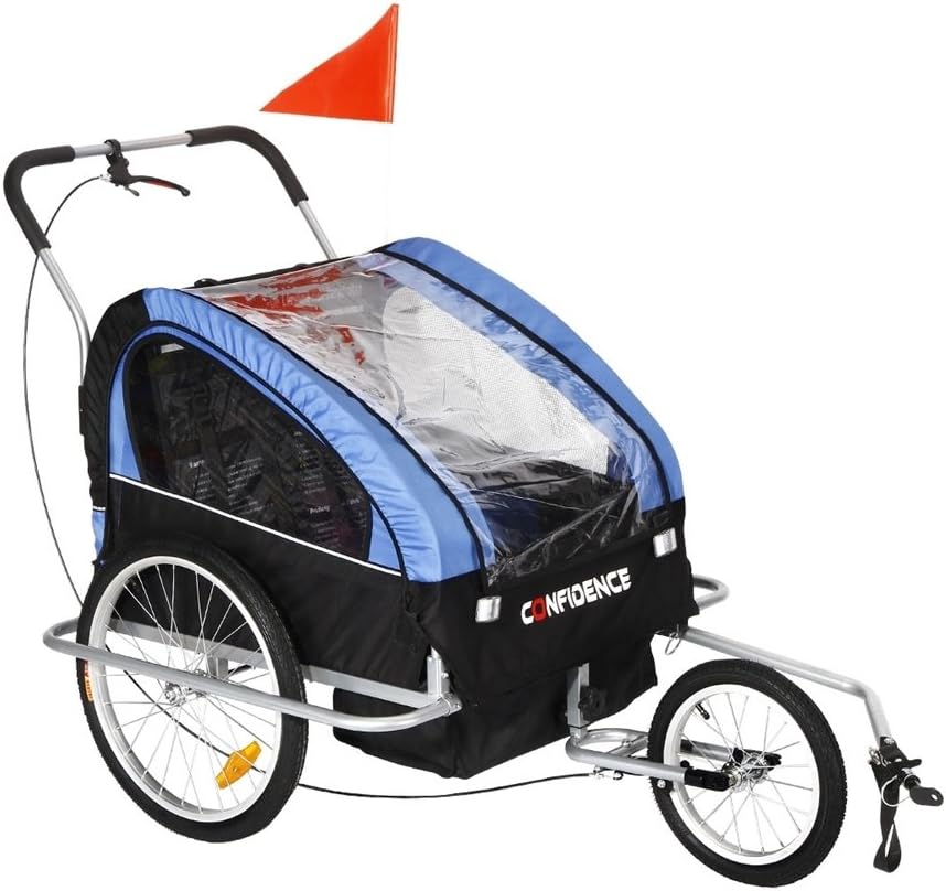 baby bike trailer with suspension