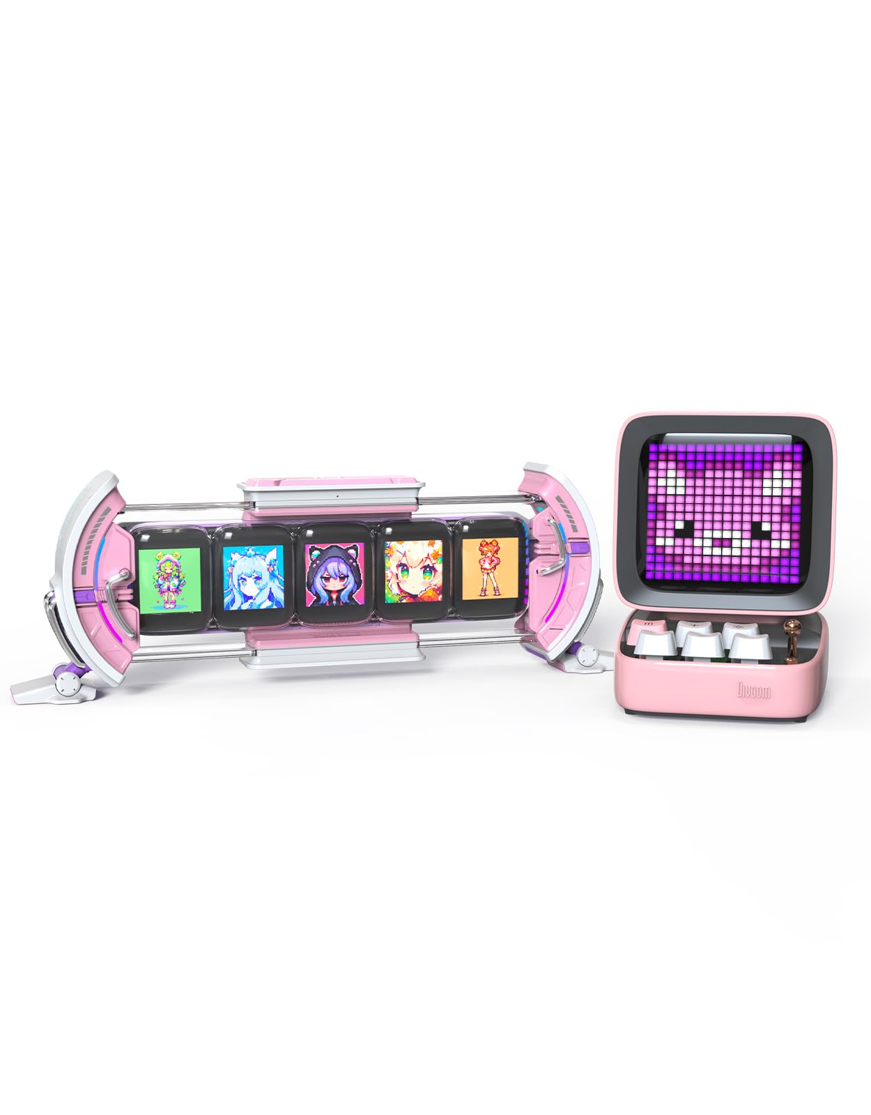 Divoom Ditoo Pink+Times Gate Pink - Cute Pixel Display Art