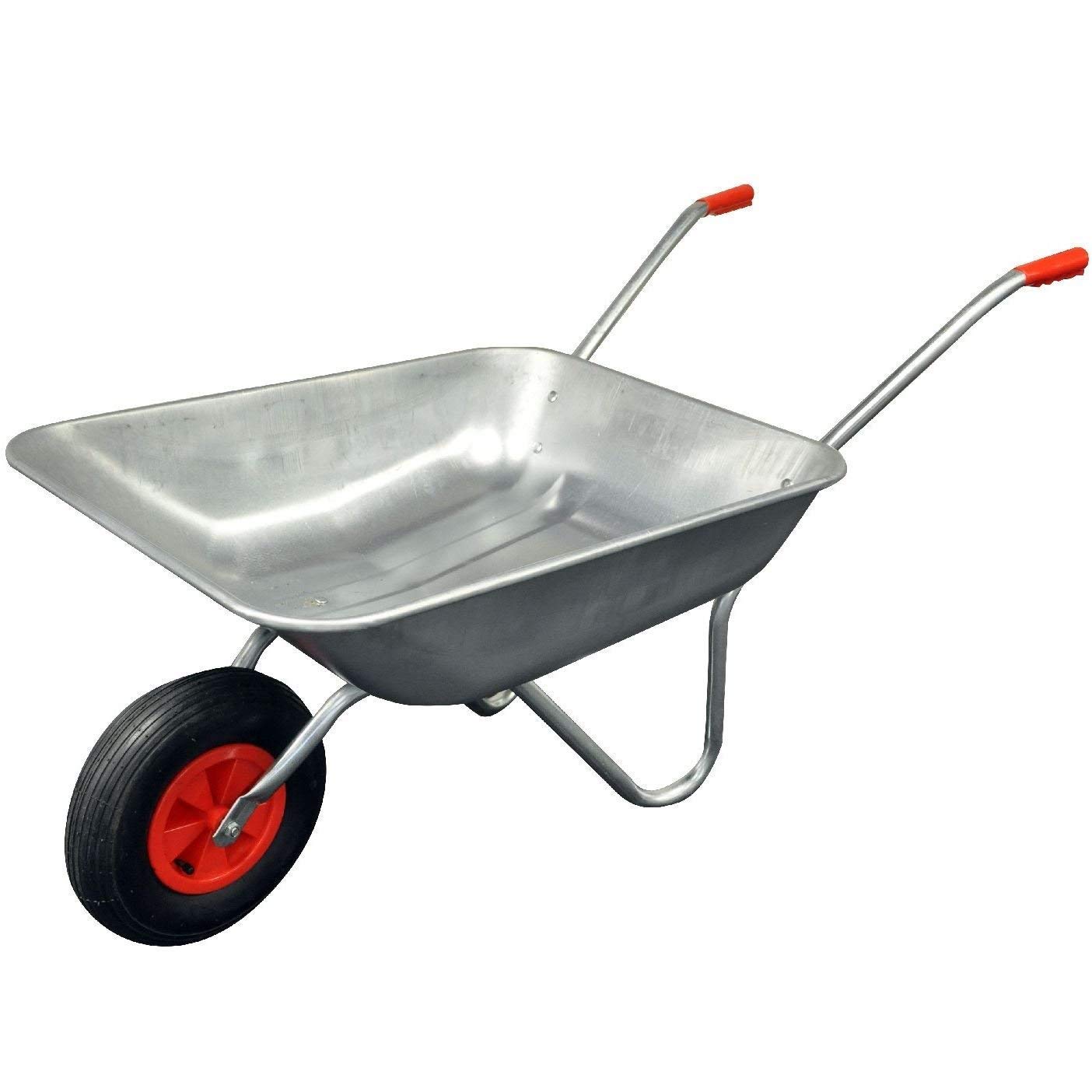 Arboria Wheelbarrow Garden Wheel Barrow Galvanised Heavy Duty Pneumatic