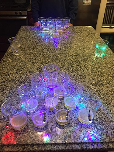 Slip Cup - Midnight Pong: Light Up Beer Pong- It’s Lit! 22 Cups & 22 Led Lights